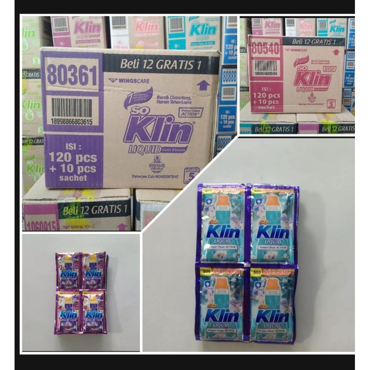 Soklin Liquid 1 Dus isi 120