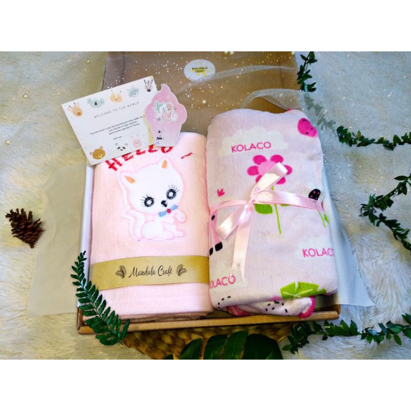 baby hampers handuk selimut bayi kado bayi kado lahiran hampers bayi 032-1