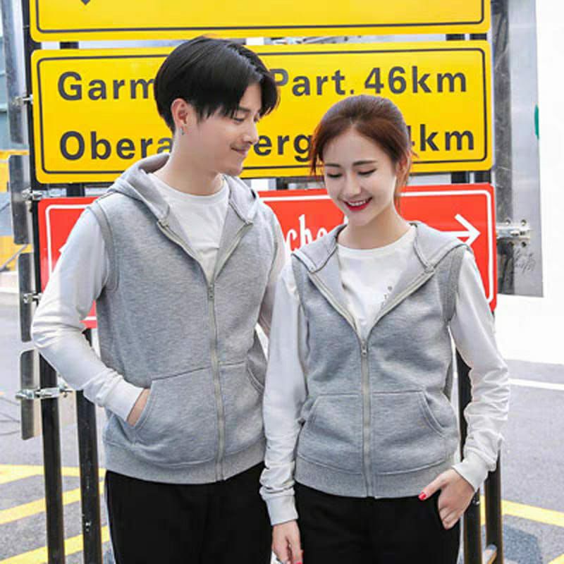 Jaket Rompi Hoodie Pria Wanita Hoodie polos Kapel cuple