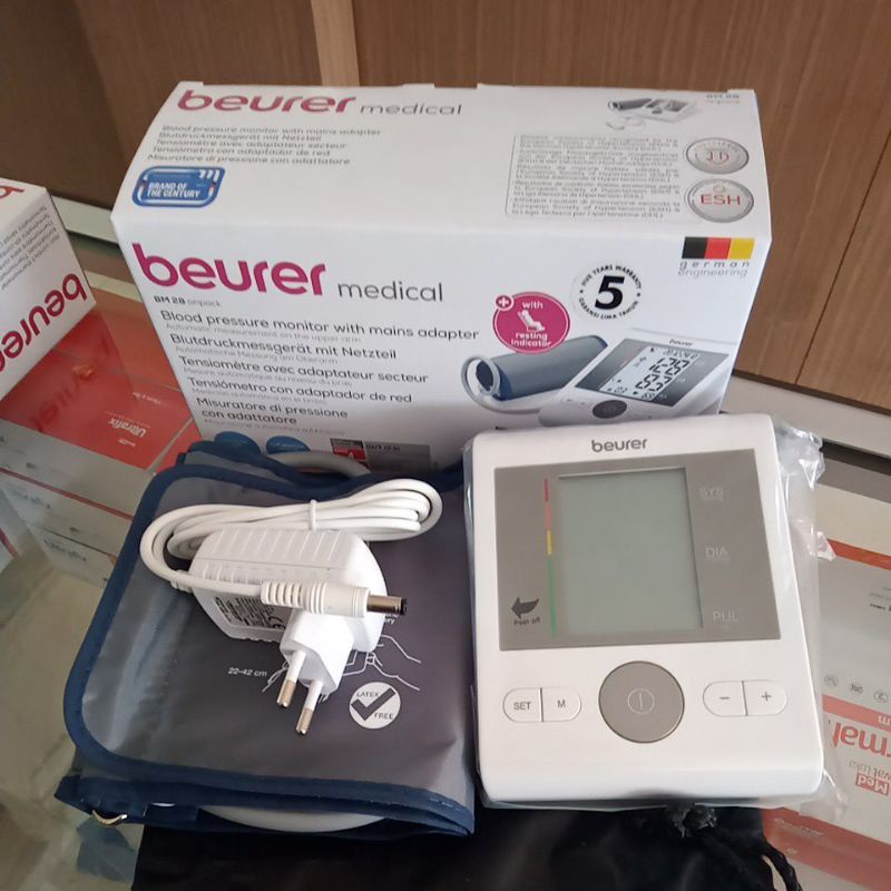 BEURER BM 28 Upper Arm Blood Pressure Monitor + Adaptor