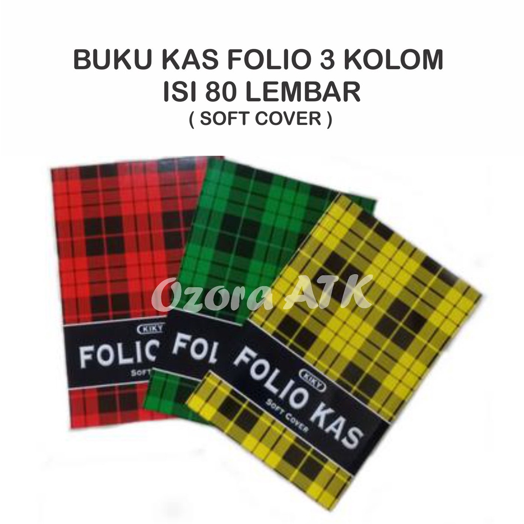 

Buku Kas Keuangan Jurnal Book Folio Kiky 80 lembar 3 Kolom