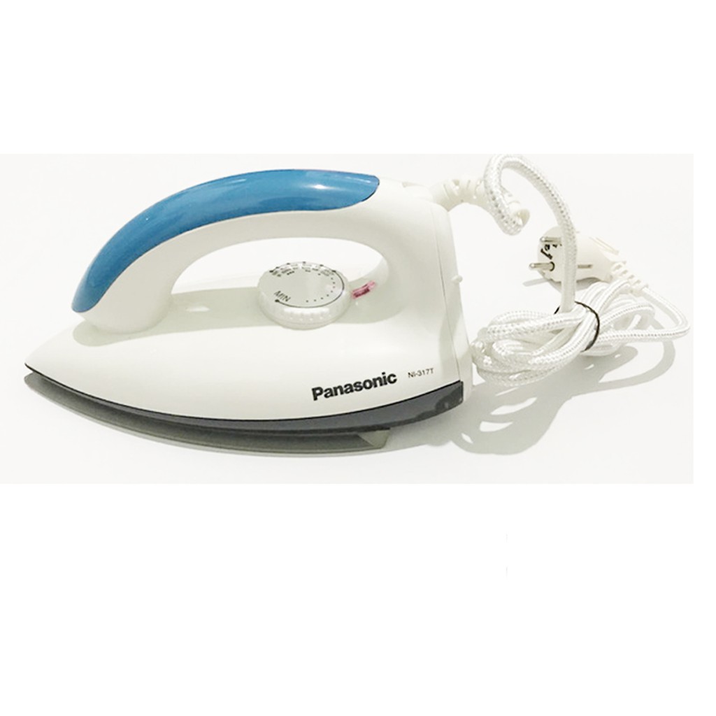 PANASONIC NI 317T/TASR SETRIKA / GOSOKAN BIRU AUTOMATIC DRY IRON / NI317TTASR