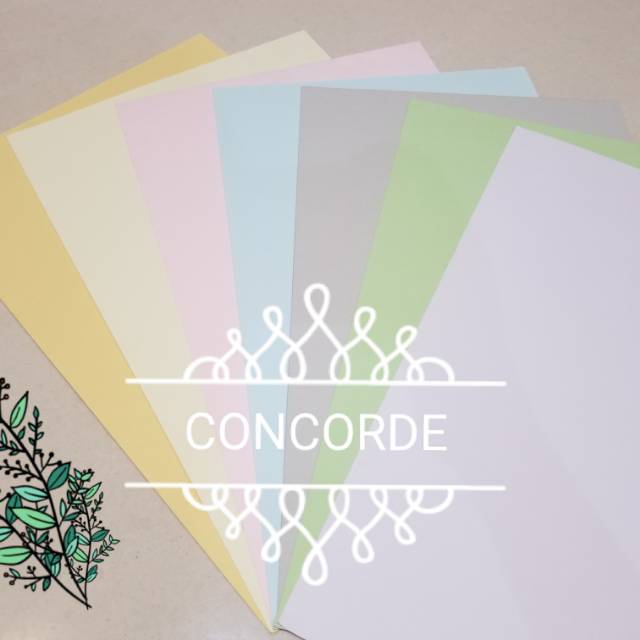 

Kertas Karton CONCORDE 90gsm ukuran PLANO ( 79X109 cm )