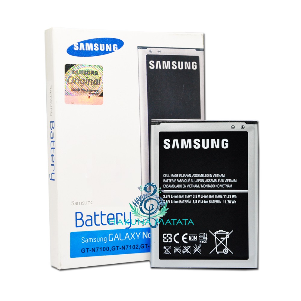Baterai Samsung Galaxy Note 2 GT - N7100 Batre ORIGINAL Battery