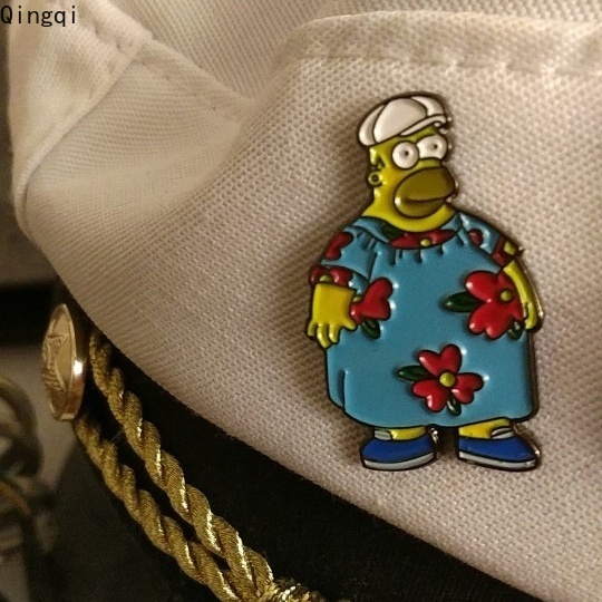 Bros Pin Enamel Desain Kartun Simpsons Untuk Anak