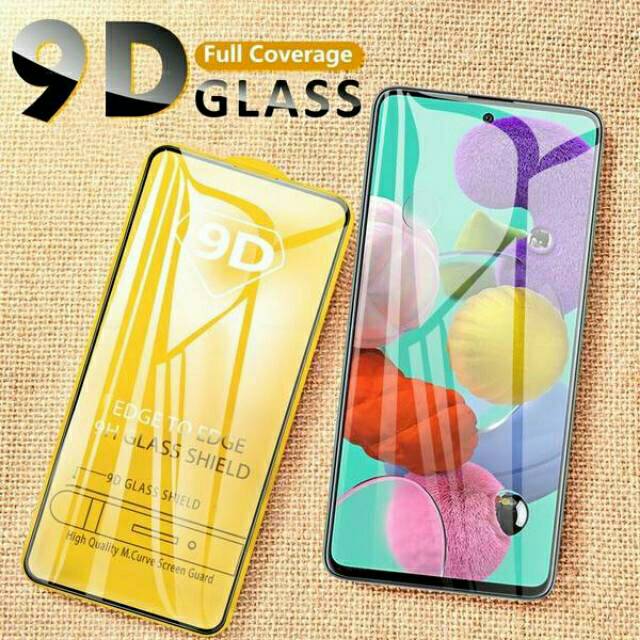 TEMPERED GLASS FULL COVER 9D FULL GLUE SAMSUNG A21 A51 2020