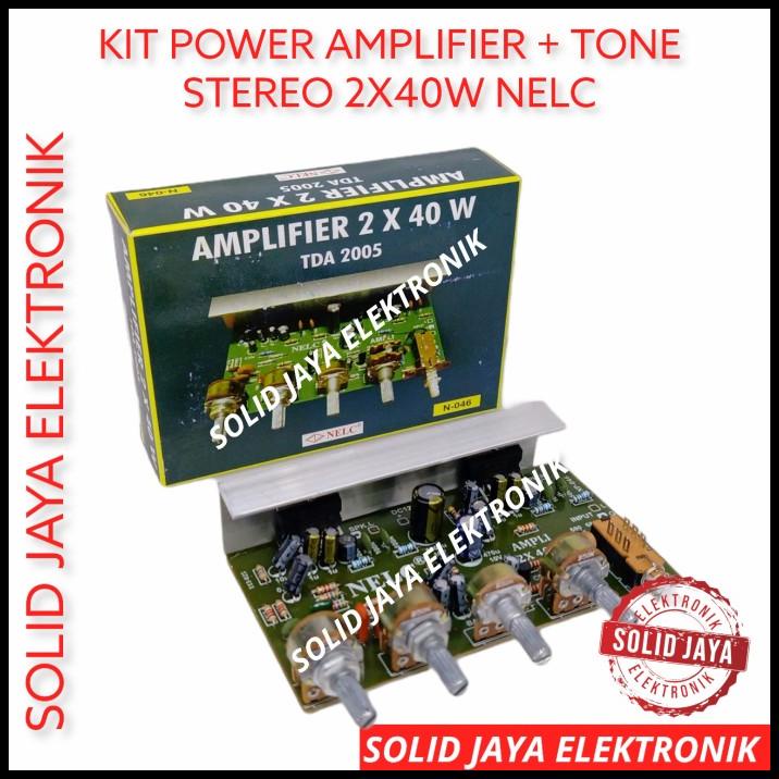 Jual Kit Power W Stereo Tda Plus Tone Control Loudnes V Nelc N