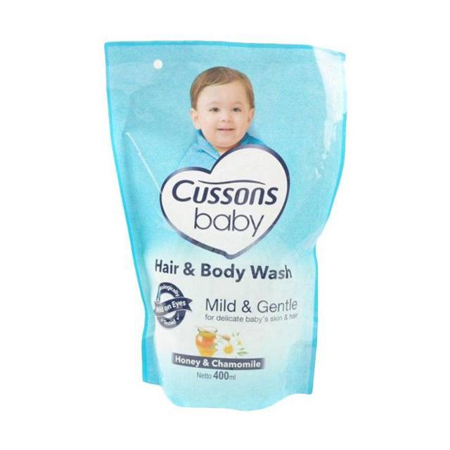 Cussons Cusson Baby Bath Mild Gentle Hair and Body Wash Refill 200ml / 400 ml