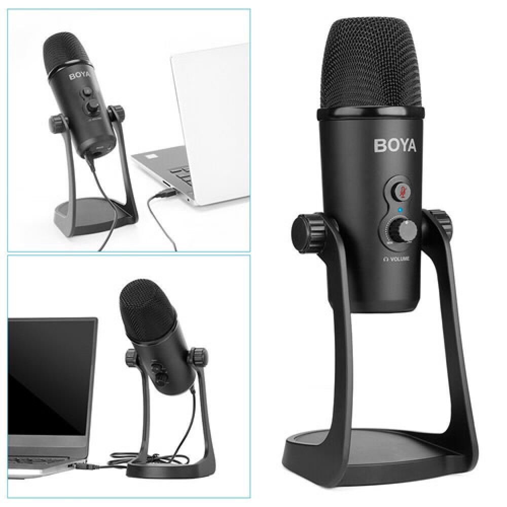 Boya BY-PM700 USB Condenser Microphone Profesional Record Sing Podcast