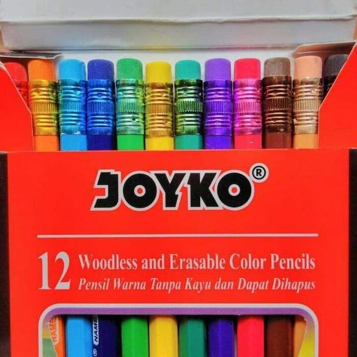 

NEW PRODUK PENSIL 12 WARNA JOYKO BISA DI HAPUS MURAH