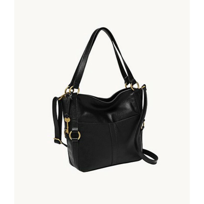 Fossil Sam Shopper Black-Hitam/Tas Fossil Wanita Original