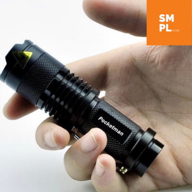 SENTER POCKETMAN Q5 cree 3 modes ZOOMABLE