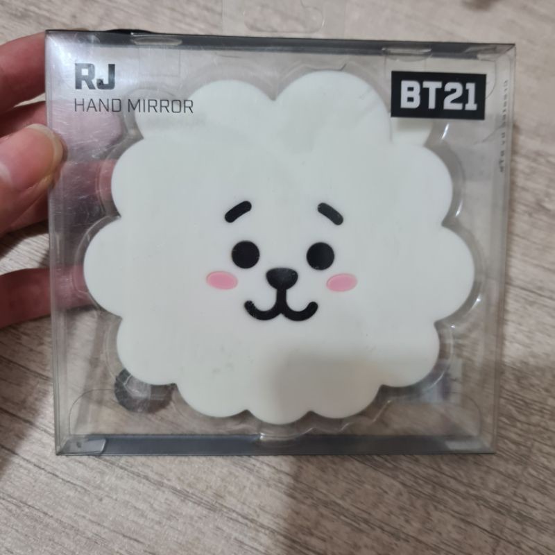 Official Hand Mirror BT21 RJ (Sudah RARE)