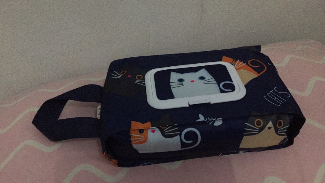 Tempat Tissue Basah Dan Kering 2in1 3in1 4in1 Cats Donker