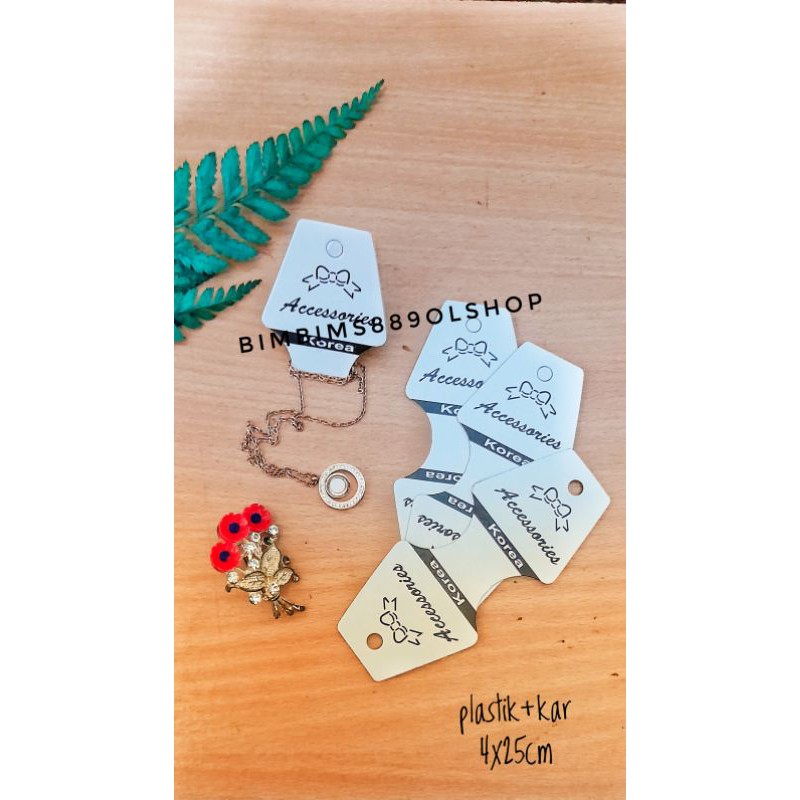 Card kalung/gelang isi 100