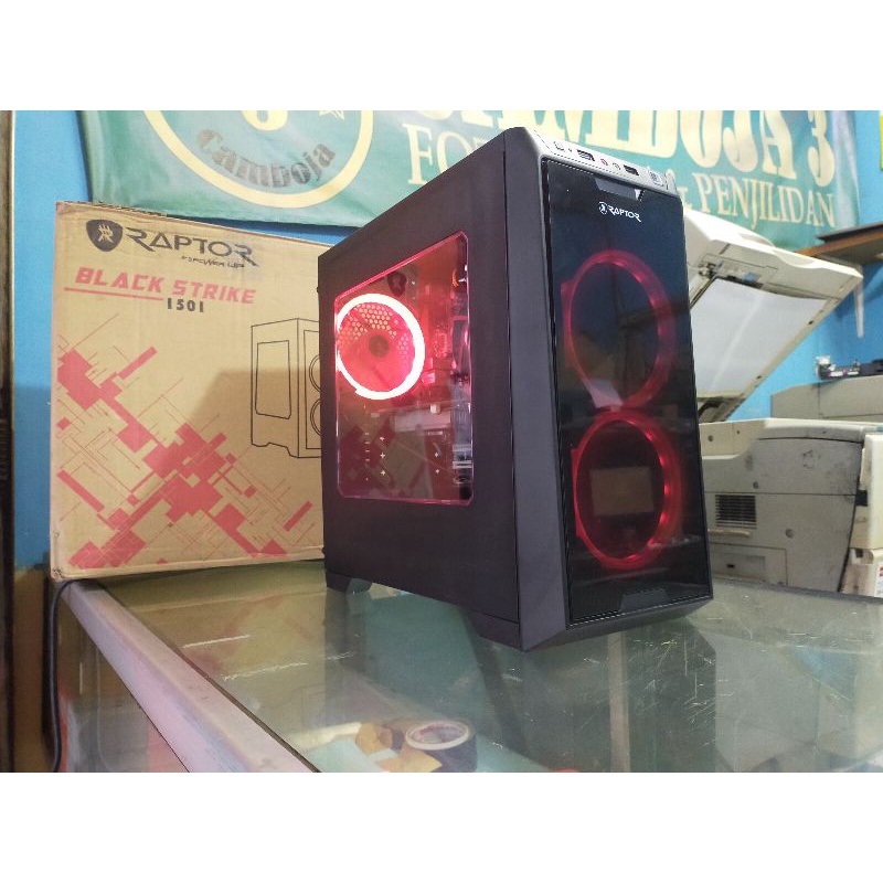 PC Core i5 Ram 4Gb SSD 120GB Casing Transparan Fan RGB