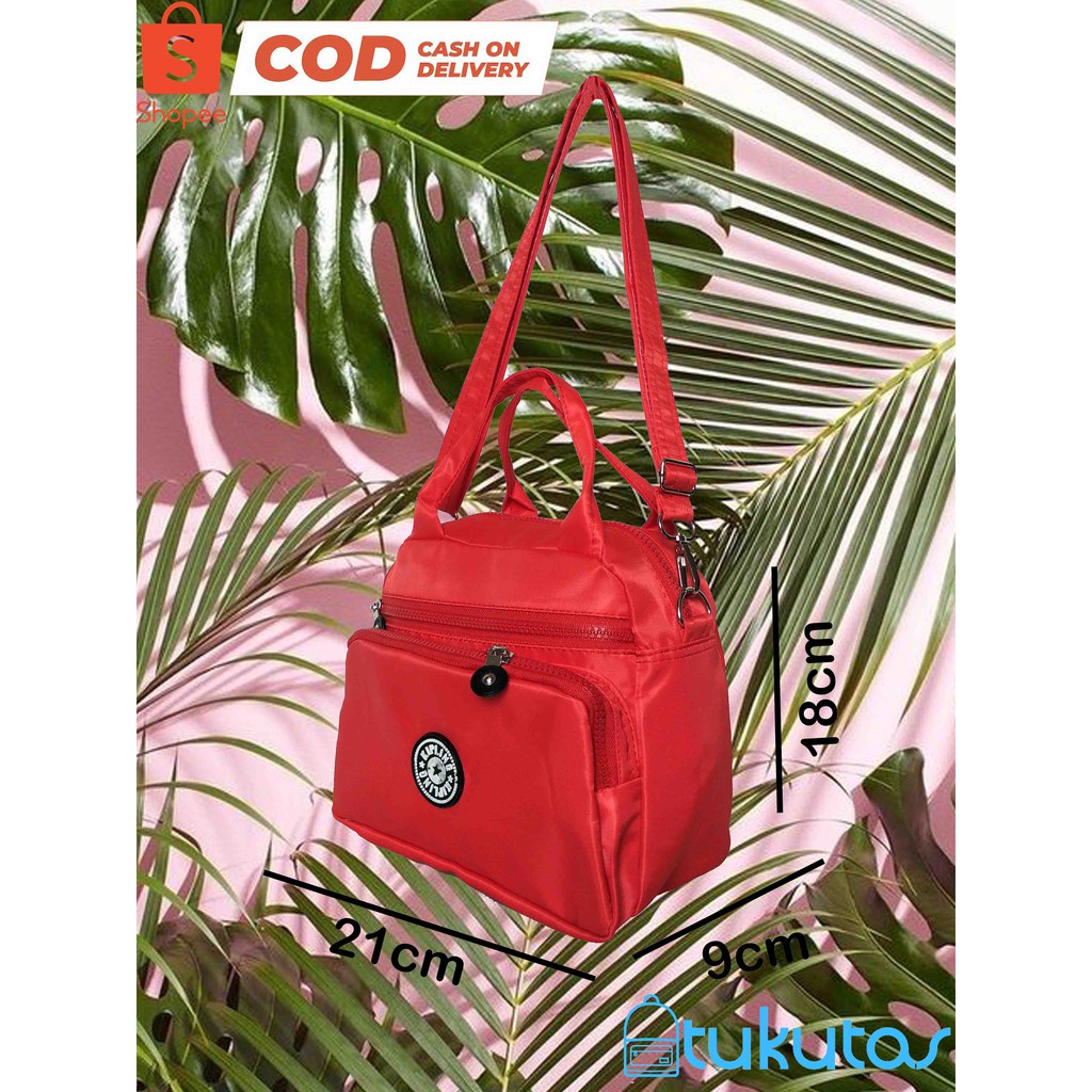 Hand Bag 2IN1 Tas Selempang Wanita New Model (Good Quality) FREE SIGNATURE DOLL - HYBRAND SM16