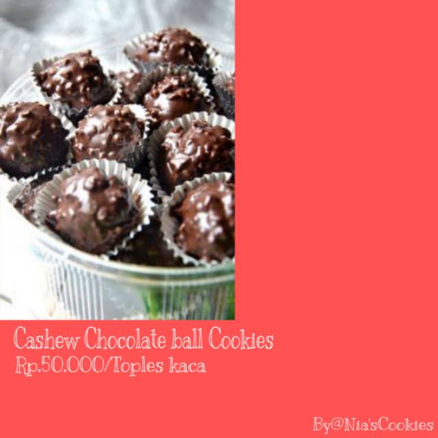 

CASHEW BALL CHOCOLATE COOKIES