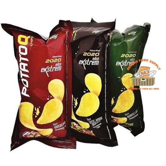 

( BERKAH ) POTATO Q CHIPS 28GR KERIPIK KENTANG SNACK ENAK KERIPIK KENTANG ENAK