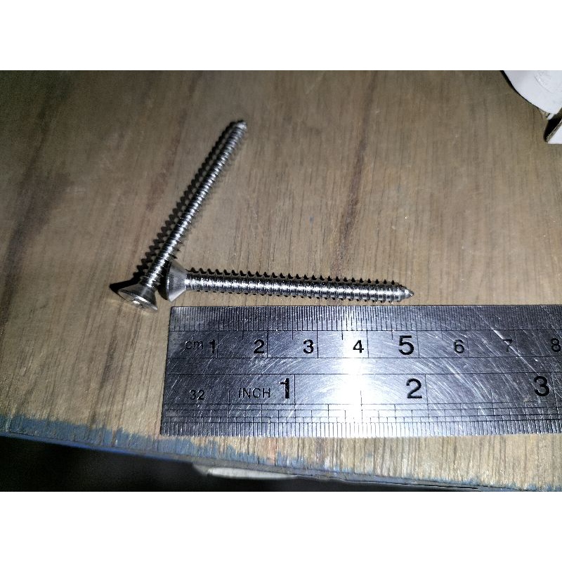 Sekrup jf #10 x 2 (4.8mm x 50mm)stainless 304