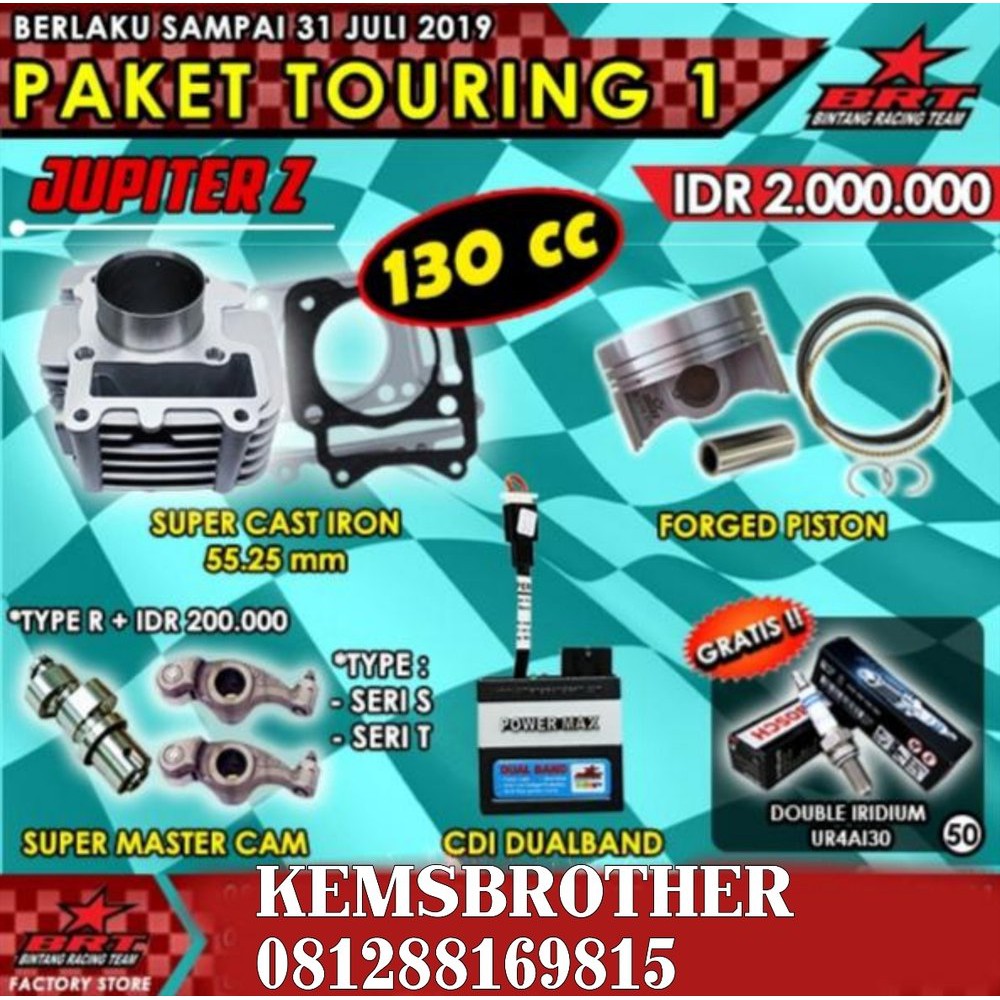 blok BRT jupiter z 130cc Murah cod 2509