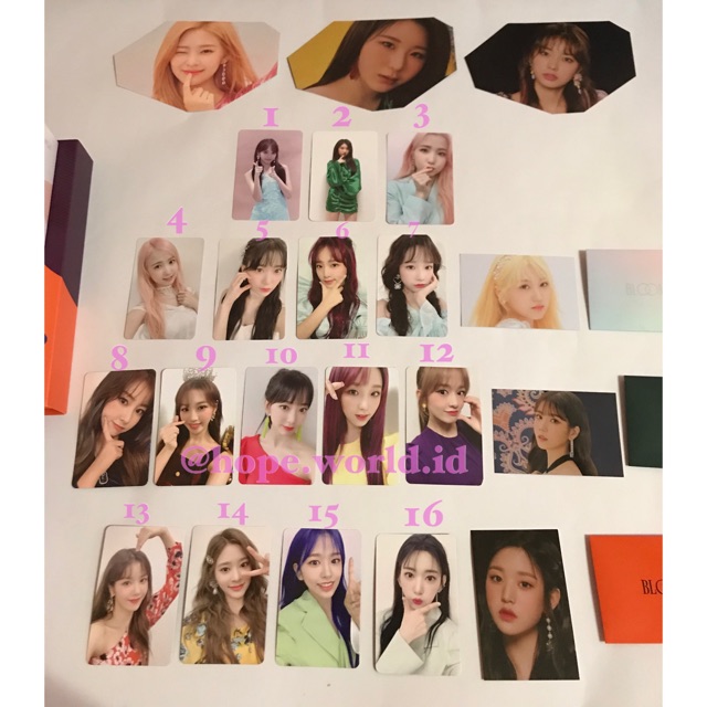 IZ*ONE BLOOM*IZ OFFICIAL PHOTOCARD [AR PHOTOCARD, MINI PHOTOCARD, IZ*ONE PHOTOCARD]
