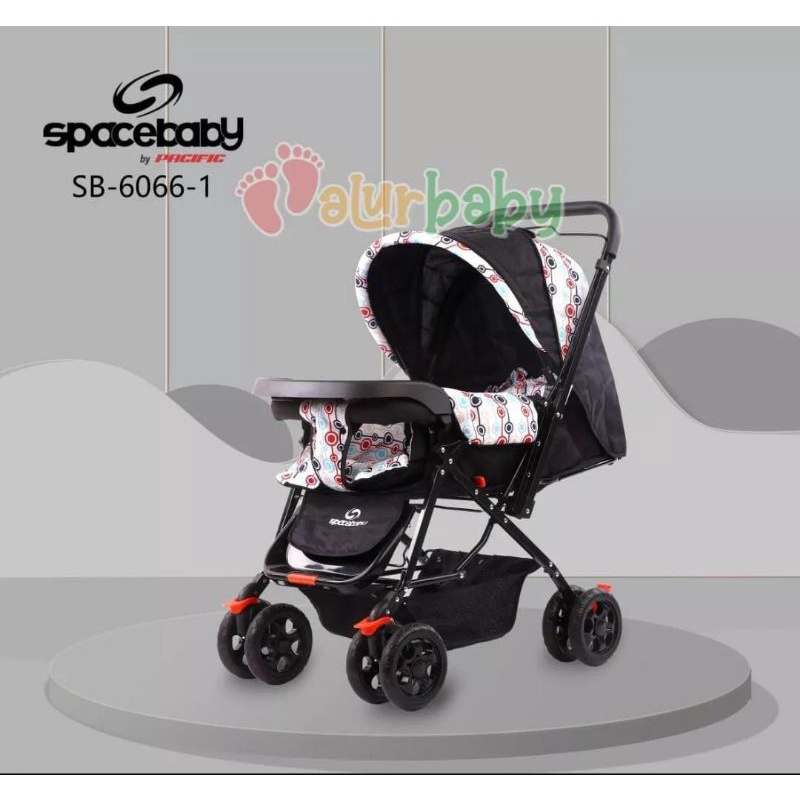 Stroller SpaceBaby - SB 6066-1 Kereta Dorong Space Baby