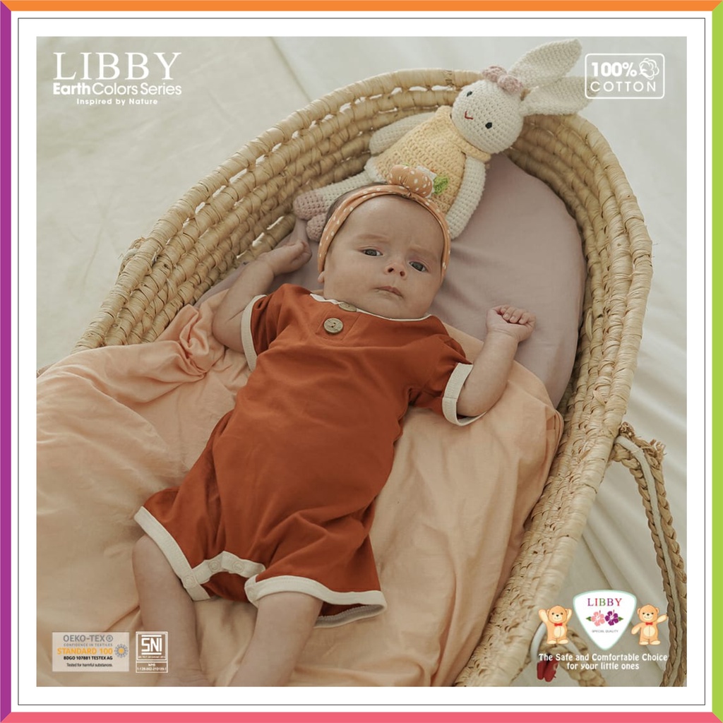 ❤ Fashionbabies ❤ [ TERBARU ] LIBBY EARTH COLOR SERIES | FLYNN ROMPER  | LIBBY JUMPER PENDEK NEW SERIES