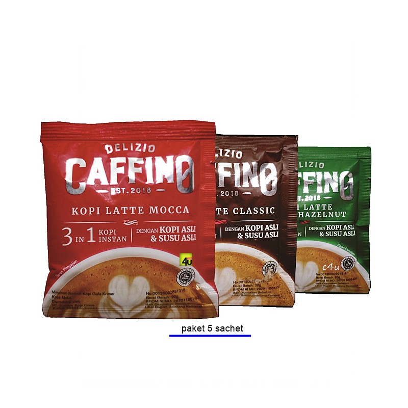 

CAFFINO - Delicious Coffee Latte - Paket 5 sachet