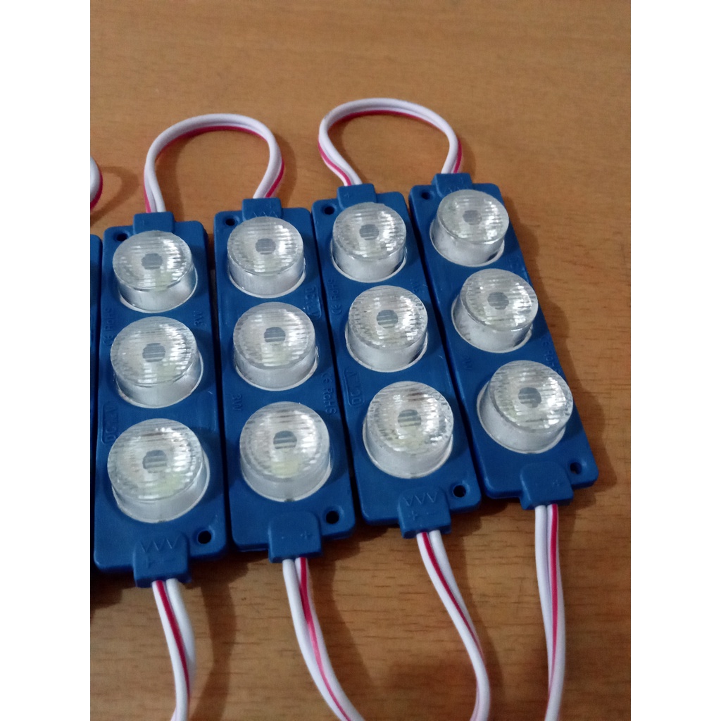 LED MODUL 3 MATA 12V HARGA PER BIJI