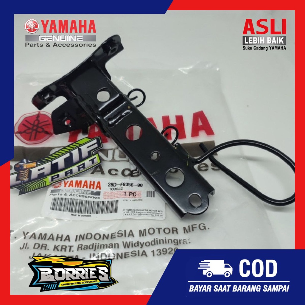 STAY BESI DUDUKAN BREKET TAMENG DEPAN MIO SMILE ASLI ORI YAMAHA 28D-F8356-00
