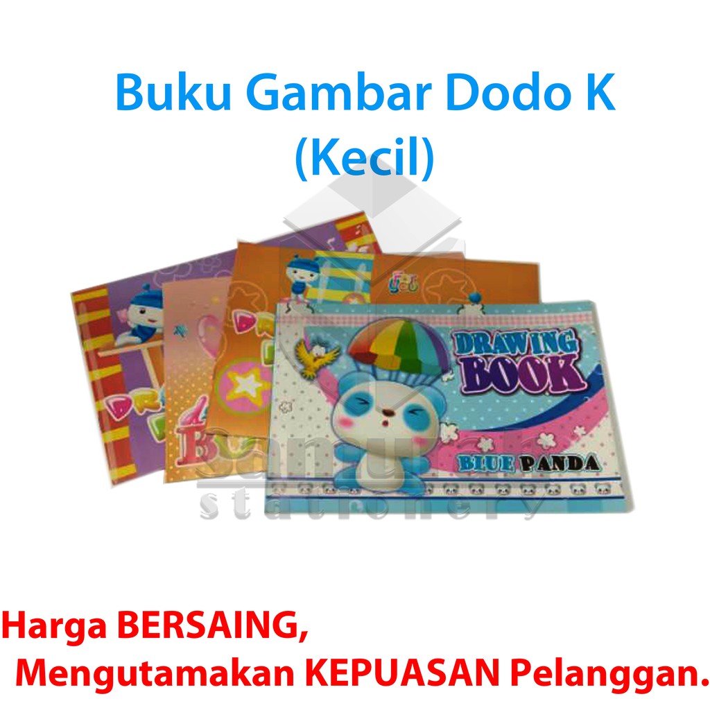 Buku Gambar Dodo Ukuran Kecil / Drawing Book 8 K / Buku Sketsa Mengambar Kecil Uk 8K B5 Untuk TK SD-1