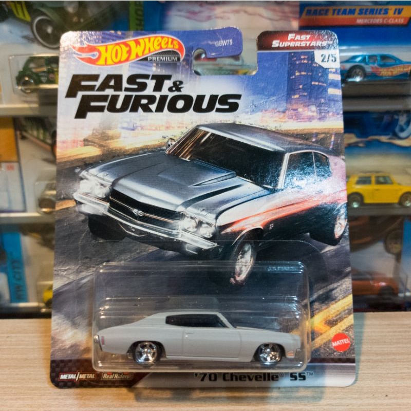 HOT WHEELS 70 CHEVELLE SS - FAST SUPERSTARS - PREMIUM