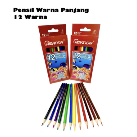 

Pensil Warna Panjang 12 Warna ACP-127 / Watercolor / Perlengkapan Menggambar