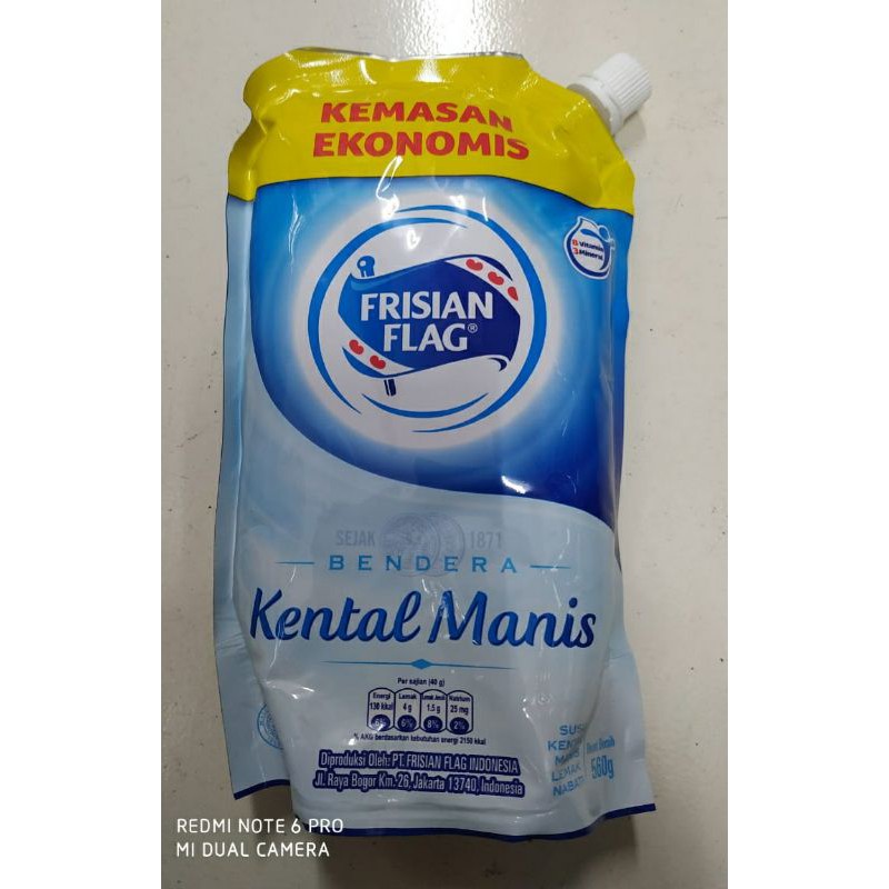 Jual Bendera Kental Manis Pouch Pouch 560 Ml 394285 Shopee Indonesia