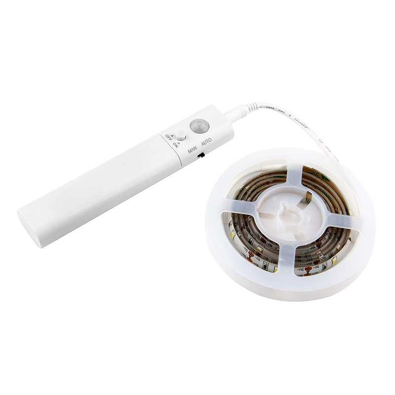 Bayar Ditempat Rybakov Lampu LED Strip dengan Sensor Gerak 1M - 2835