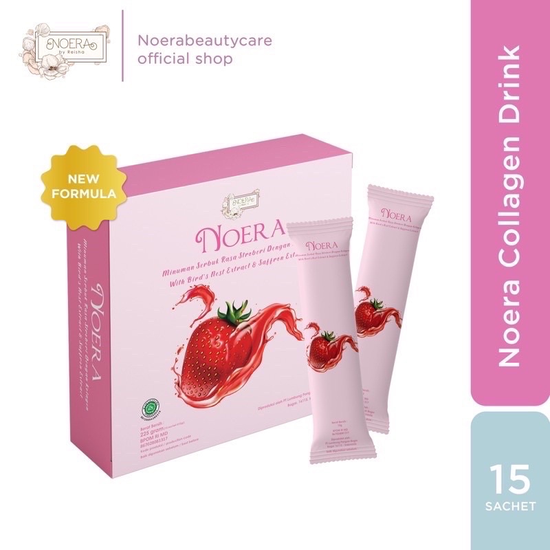 Noera Collagen Drink - Suplemen Pemutih Kulit Noerabeautycare Noera Drink Me Collagen BPOM