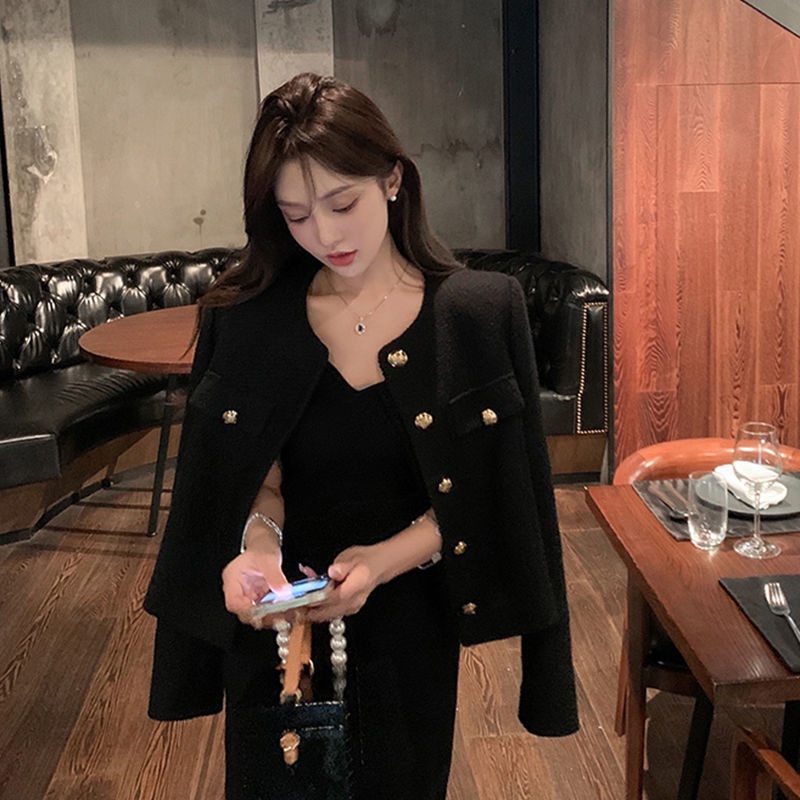 jaket korean style wanita XUELI Sydney plaid small fragrance coat women s sunscreen atasan jaket len