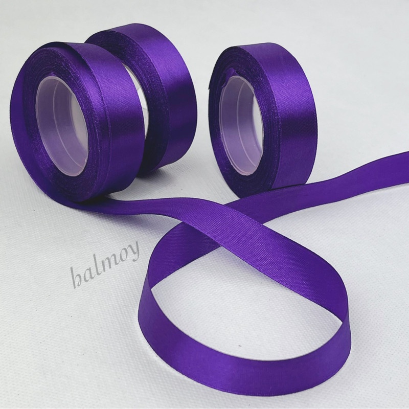 

PITA SATIN KAIN 3/4 INCI / 2 CM WARNA PURPLE #035