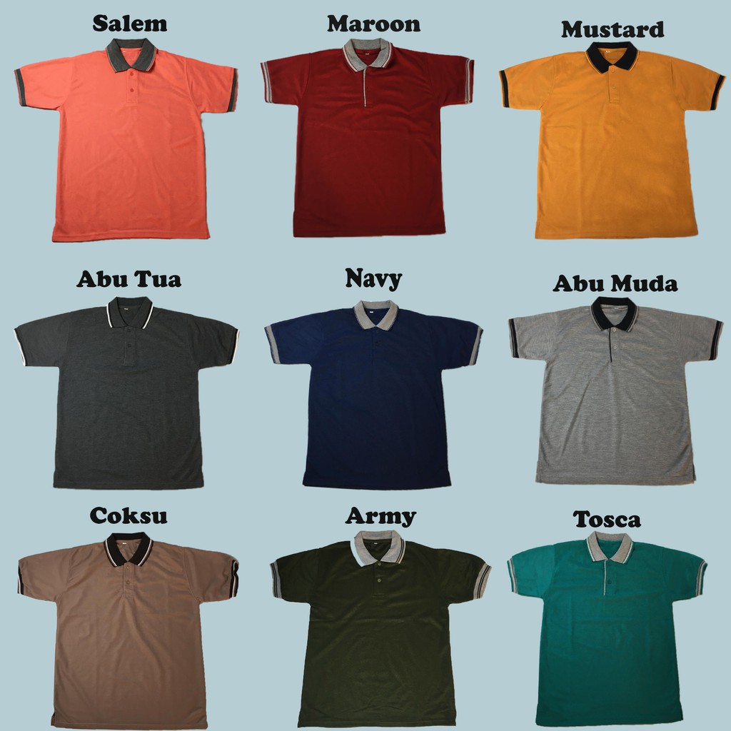 Kaos Kerah Pria // Kaos Polo Pria // Polo Shirt / Kaos