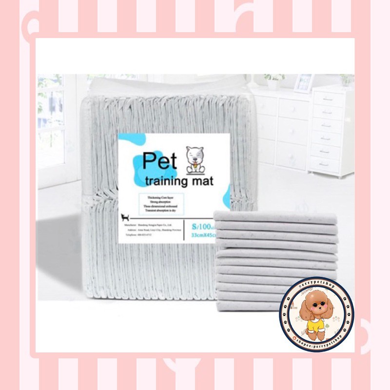 Underpad 1.4KG Charcoal Fiber Pet Diaper Training Pad Alas Kotoran Anjing dan Kucing @pack
