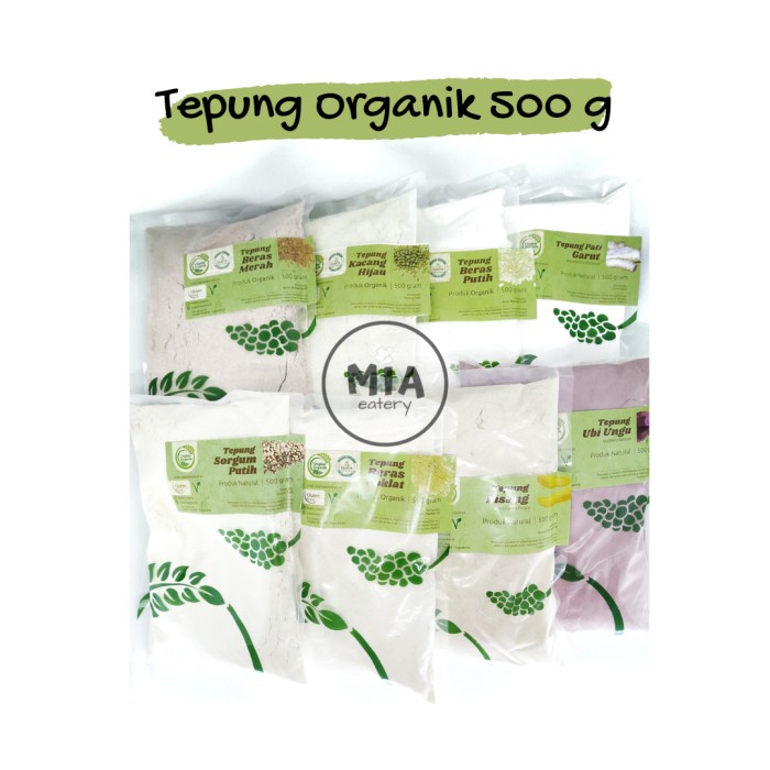 

Ketan-Beras-Tepung- Tepung Ubi Ungu Lingkar Organik 500 Gram Gluten Free -Tepung-Beras-Ketan.