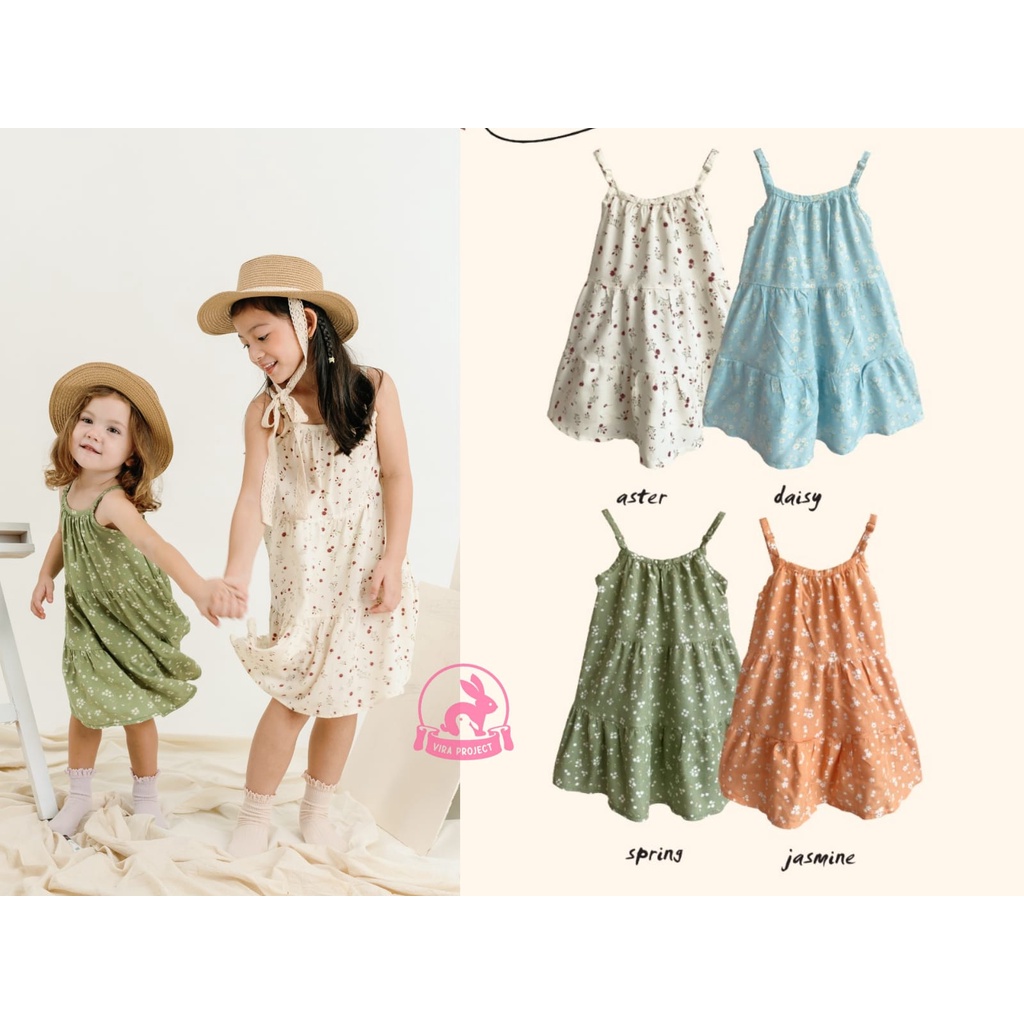 BOHOPANNA NOE DRESS / DRESS ANAK / DRESS ANAK MOTIF BUNGA