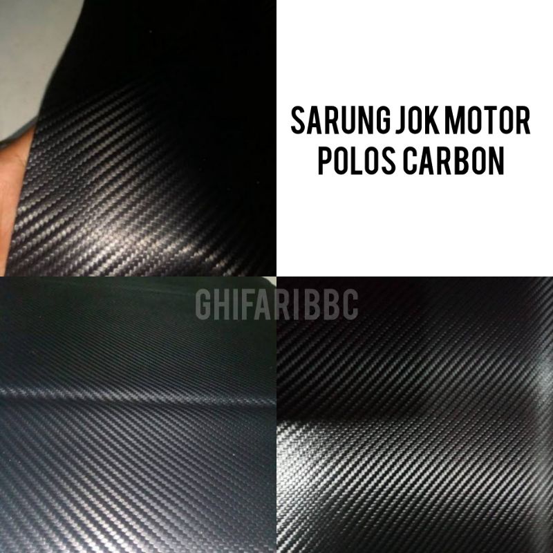 sarung jok motor motif carbon polos MR Morgan