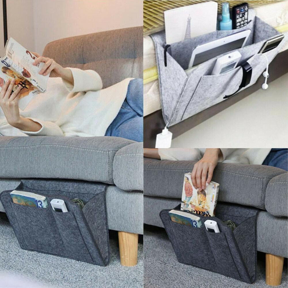 LENZERO Tas Bedside Organizer Tempat Tidur - NL-A-050 - 7ROR09BK