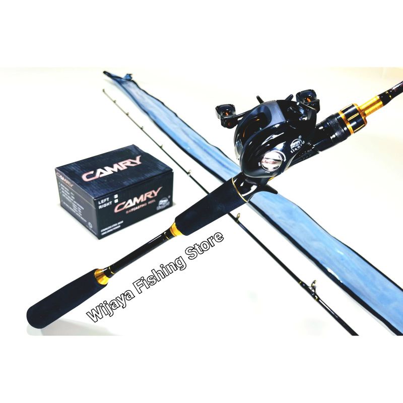 Set Joran BC Casting Oncak Baltic 180 dan Reel BC Lizard Camry FREE PE