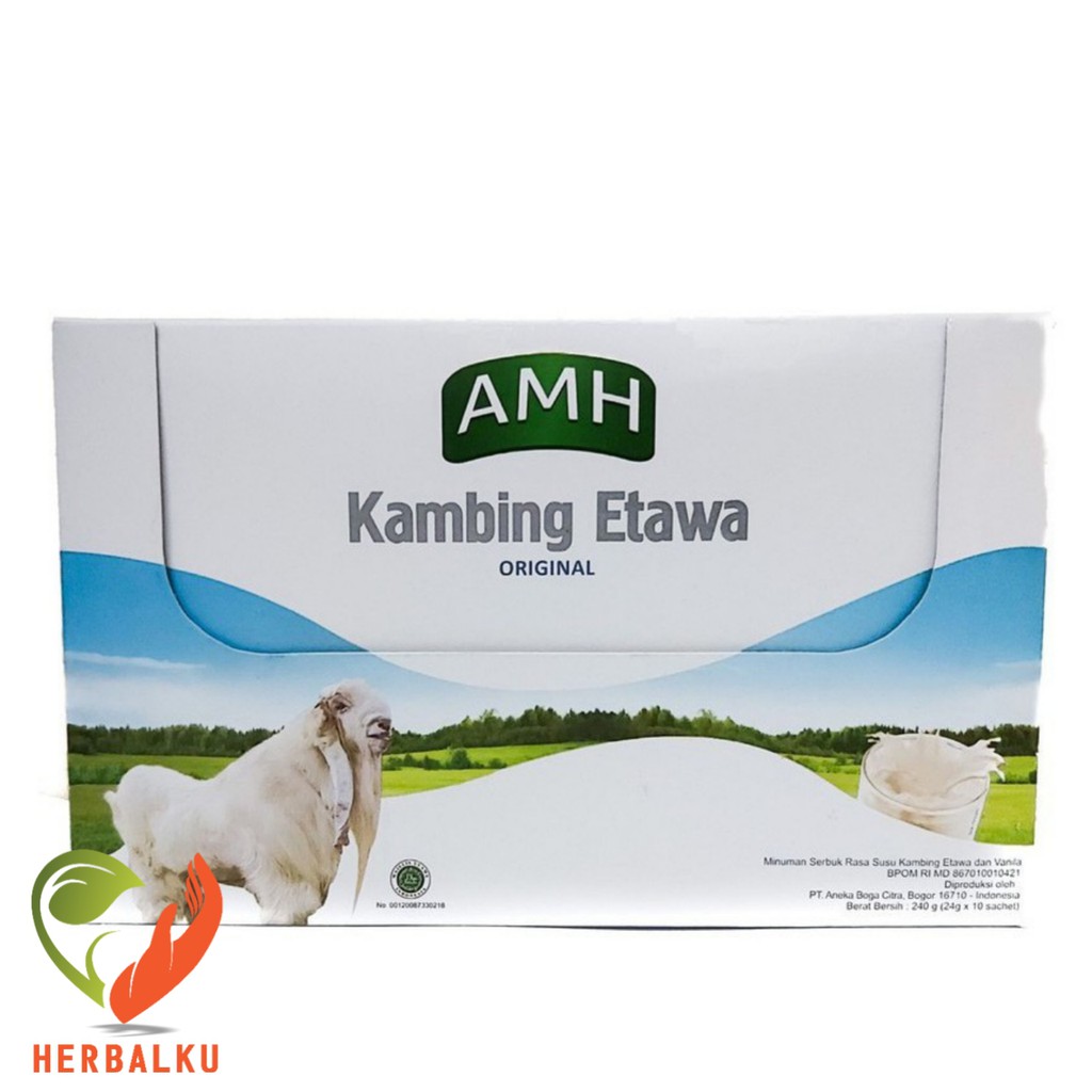 

Susu Kambing Etawa AMH | Rasa full cream Plus Jahe Merah Box 250gr| ORIGINAL