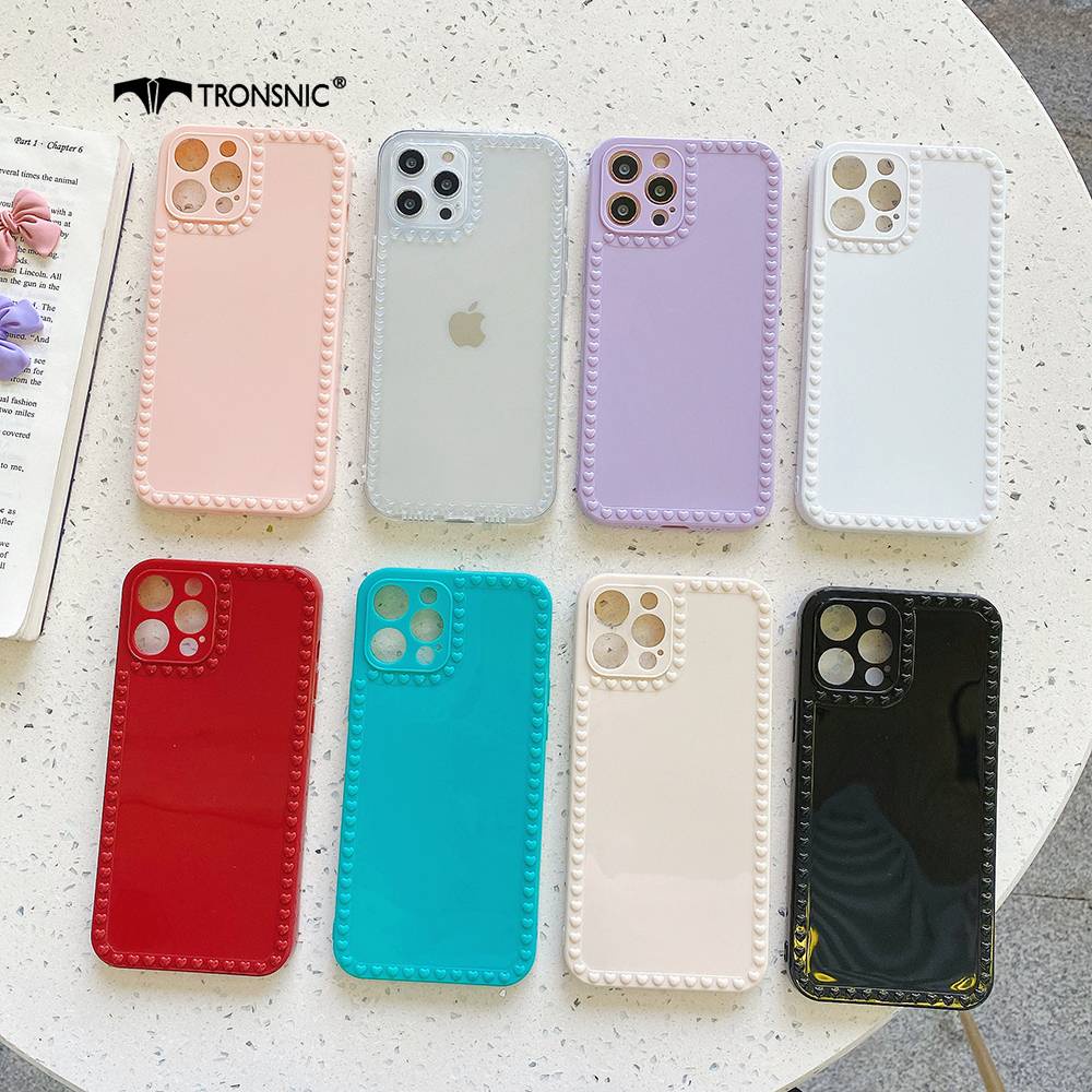 Soft Case Motif Dots Warna Merah Hitam Glossy Untuk Huawei P20 Pro 30 Pro 30 Lite 40 Pro +