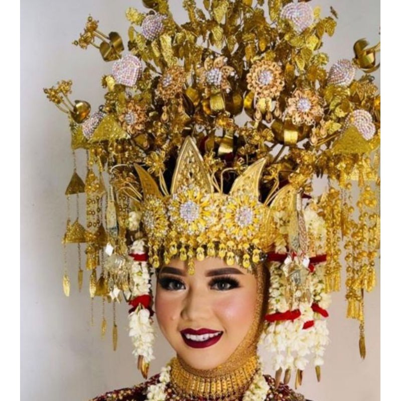 Mahkota GEDE pengantin palembang