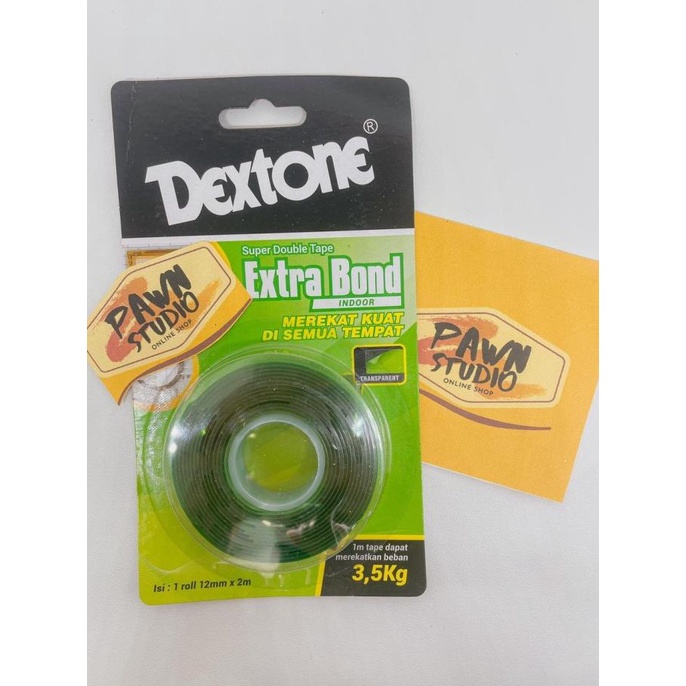 

Dextone Double Tape Indoor Extra Bond Transparan 12 mm x 2 m KECIL pawns88 Ayo Order